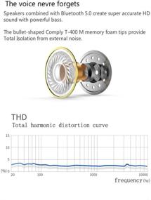 img 3 attached to Наушники с Bluetooth X5-Black - спортивные наушники с защитой от пота на ошейнике с микрофоном, шумоподавлением и стерео-звуком, идеальные для тренировок, бега и пробежек.