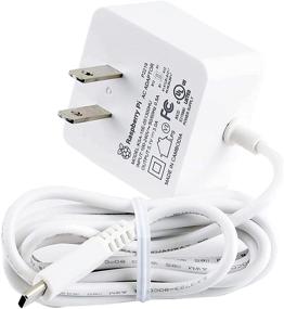 img 2 attached to Raspberry Pi 4 Power Supply 🔌 - USB-C 5.1V 3A Charger (White, UL Listed)