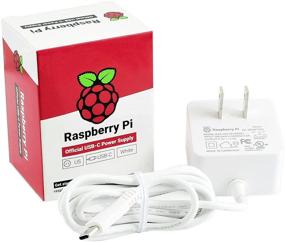 img 4 attached to Raspberry Pi 4 Power Supply 🔌 - USB-C 5.1V 3A Charger (White, UL Listed)