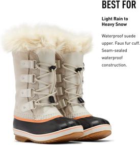 img 2 attached to 👢 SOREL - Kids' Waterproof Winter Boot: Youth Joan of Arctic