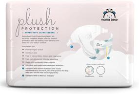 img 1 attached to 🐻 Amazon Brand - Mama Bear Plush Protection Size 7 Diapers, Ultra-soft, Hypoallergenic, Dermatologist Tested, for Toddlers 41 Pounds and Up, Assorted Print, 92 Count (4 Packs of 23)