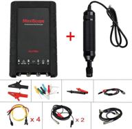 autel maxiscope mp408 + free maxivideo mv108 automotive oscilloscope 🚗 basic kit | compatible with maxisys ms908p/ms906bt/ms906ts - boost vehicle diagnostic capabilities logo