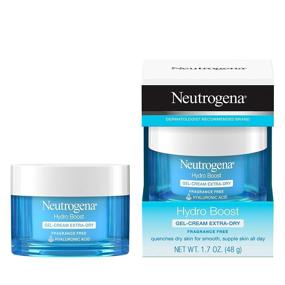 img 3 attached to 💧 Neutrogena Hydro Boost Hyaluronic Acid Gel-Cream Moisturizer - Extra-Dry Skin Hydration & Smoothing, 1.7 oz