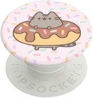 🍩 подставка pusheen popsockets для телефонов и планшетов с изображением пончика - глянцевый отзыв и руководство покупателя по popgrip. логотип