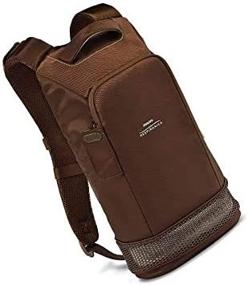 img 1 attached to Brown Backpack for Phillips Respironics SimplyGo Portable Oxygen Concentrator