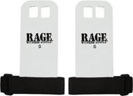 rage fitness leather hand grips: the ultimate gymnastics & weightlifting palm grip made in usa logo