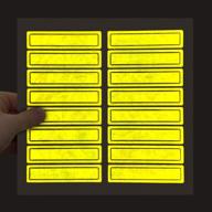 🔆 myhardhatstickers - enhance visibility with retro reflective adhesive sticker fluorescent логотип