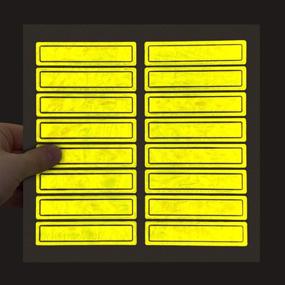 img 4 attached to 🔆 MyHardHatStickers - Enhance Visibility with Retro Reflective Adhesive Sticker Fluorescent