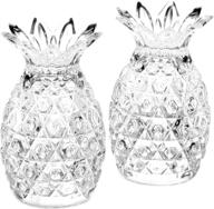 🍍 godinger pineapple salt and pepper shakers: enhance your dining experience with a tropical twist! logo