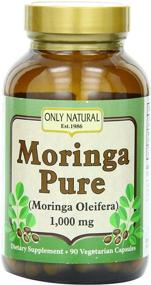 img 4 attached to Boost Your Health Naturally with Only Natural Nutritional Supplement Capsules, Moringa Pure, 90 Count
