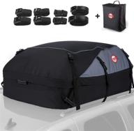 🚗 housewives 20 cubic ft car roof bag: waterproof soft box for rooftop luggage storage, ideal for travel touring, cars, vans, suvs with racks logo