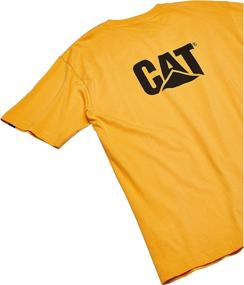 img 1 attached to Caterpillar Trademark T Shirt: Premium Men's Clothing in Regular Sizes