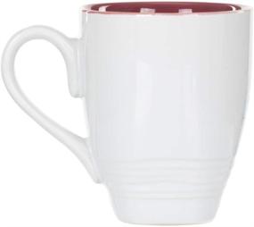 img 2 attached to ☕ DEMDACO Dean Crouser Hummingbird Watercolor Red White Mug 16oz Stoneware Glossy Handle