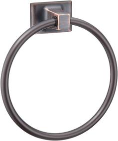 img 1 attached to 🛁 Enhance Your Bathroom with the Hardware House Classic Bronze 689539 Sunset Collection Towel Ring