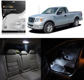 img 1 attached to 🔆 Enhance Your F-150's Interior Lighting with Partsam 10 White LED Light Package Kit & Tool Kit - Compatible with F-150 2004-2012