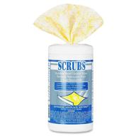 pack of 30 scrubs 91930ct stainless steel cleaner wipes - ultimate solution for stainless steel cleaning logo