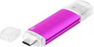 📱 32gb vansuny micro usb flash drive for android smart phone - otg memory stick, usb photo stick thumb drive pendrive for tablets/mac/android device, jump drive pen drive for pc - pink (32g) logo