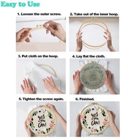 img 1 attached to 🎁 Yes You Can - Cooliya Embroidery Starter Kit: Perfect Birthday or Mother's Day Gift for Mom, Wife, and Women - Beginner's Cross Stitch and Craft Kit