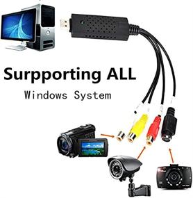 img 1 attached to 📼 Преобразование VHS в цифровое DVD: Адаптер захвата видео USB 2.0 для Windows 10 7 8 - Передача S-Video RCA VCR Hi8 V8 камеры игры на DVD