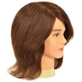 img 1 attached to Mannequin Cosmetology Hairdresser Practice Training Hair Care