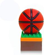 🏀 64gb cartoon basketball shape flash drive usb3.0, eastbull cute high speed thumb drive memory stick pen drive for data storage (1pcs) logo