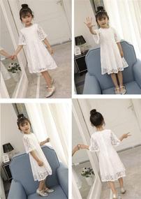 img 1 attached to 👗 Stunning Baptism Wedding Pageant Communion Girls' Dresses by Youwon