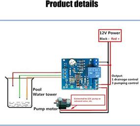 img 3 attached to 🌊 KOOBOOK 2-Piece Liquid Level Controller Sensor Module for DC 12V | Water Level Detection Sensor with Drainage Control Circuit Board