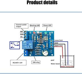 img 2 attached to 🌊 KOOBOOK 2-Piece Liquid Level Controller Sensor Module for DC 12V | Water Level Detection Sensor with Drainage Control Circuit Board