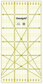 img 2 attached to Dritz Omnigrid 15cm X 30cm Clear Metric Quilting Ruler for Improved SEO