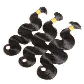 img 2 attached to 💇 Braids Brazilian Braiding Bundles Crochet: Premium Quality Extensions for Effortless Styling