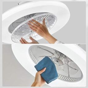 img 2 attached to HarBin Star Invisible Chandelier Dimmable Variable Lighting & Ceiling Fans