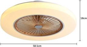 img 3 attached to HarBin Star Invisible Chandelier Dimmable Variable Lighting & Ceiling Fans