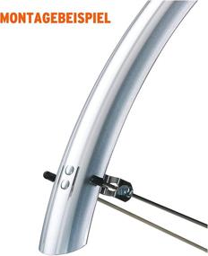 img 1 attached to 🚲 Ensure Dry and Clean Rides with SKS B53 Commuter 2 Bicycle Fender Set