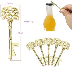 img 2 attached to 🍽️ Rustic Charm: WODEGIFT Vintage Skeleton Wedding Food Service Equipment & Supplies