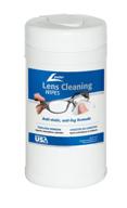 🧻 pack of 100 leader c-clear lens cleaning towelette canister with clear lens solution logo