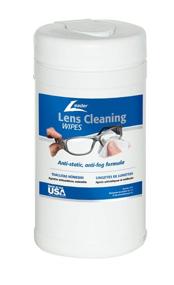 img 1 attached to 🧻 Pack of 100 Leader C-Clear Lens Cleaning Towelette Canister with Clear Lens Solution