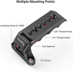 img 1 attached to 🎥 Enhance Your Cinematic Experience with the SmallRig Mini Top Handle - MD2393