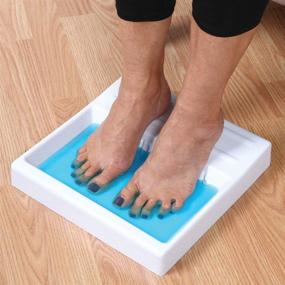 img 4 attached to 🛁 Optimal Foot Soaking Tray for Home Pedicure - Enhanced for Toe and Nail Care