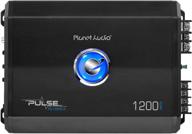 planet audio pl1200.2 car amplifier - powerful 1200 watts, full range, class a/b, 2/8 ohm stable, high-performance mosfet power supply, bridgeable logo