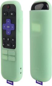 img 1 attached to SIKAI Silicone Cover For Roku Streaming Stick Plus Remote Shockproof Protective Case For Roku Streaming Stick Plus 3800R / 3810R Enhanced Voice Remote Anti-Lost With Remote Loop (Glow In Dark-Green)