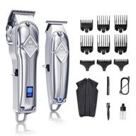limural hair clippers for men, cordless close cutting t-blade trimmer kit - professional hair cutting and beard trimmer set for barbers, men, women, and kids - cordless & corded rechargeable grooming kit logo