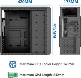 img 2 attached to MOROVOL ATX Средняя башня Micro ATX Мини-ITX.