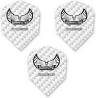 🎯 optimized graflite standard shape dart flights in white by harrows логотип