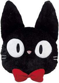 img 3 attached to 🐱 Studio Ghibli via Bluefin Marushin: Kiki's Delivery Service - Jiji Die-Cut Pillow Cushion, Official Studio Ghibli Merchandise, Black, 9.5 inch