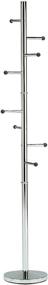 img 2 attached to 🎩 King's Brand Furniture - Wilhelm Chrome Coat & Hat Rack Stand with 8 Hooks