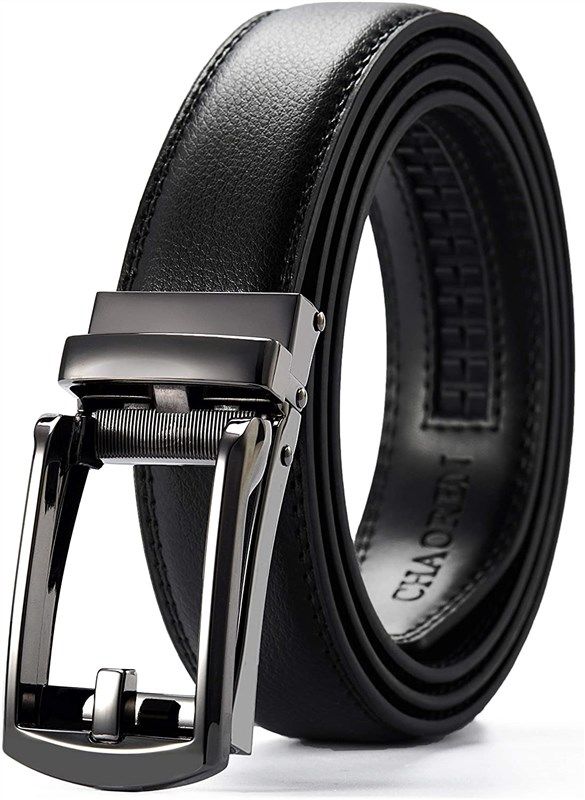chaoren leather ratchet comfort adjustable boys' accessories for belts 로고