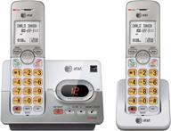 📞 at&t el52203 cordless phone system: caller id, call waiting, dect 6.0, 2 handsets, 14 min recording logo