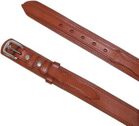 img 1 attached to CTM Leather Removable Buckle Ranger Men's Accessories in Belts