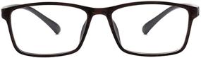 img 3 attached to Stylish TR90 Frame Eyeglasses: A Perfect Choice for Men and Women (-0.50 to -6.00)