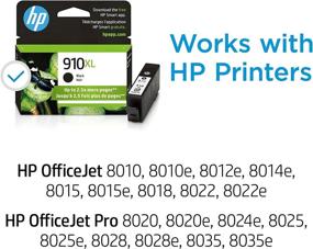 img 3 attached to 🖨️ HP 910XL High-Yield Black Ink Cartridge for HP OfficeJet Printers, Instant Ink Eligible